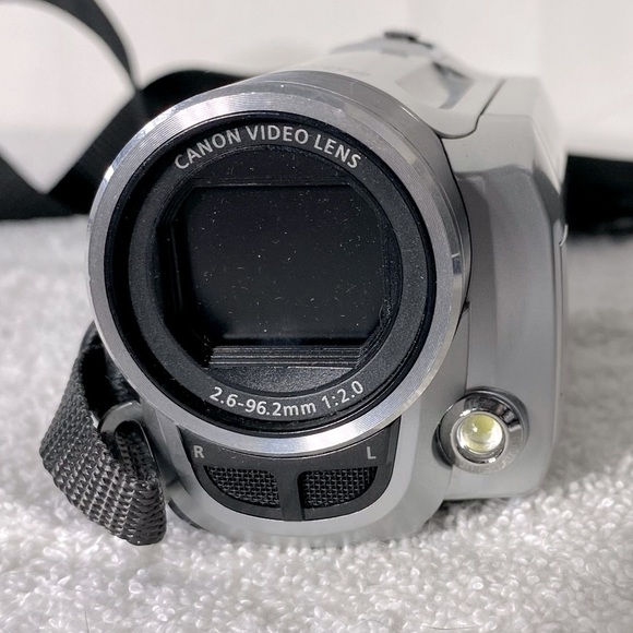 Canon FS100 Digital Video Camcorder Camera Silver Untested - Picture 7 of 15